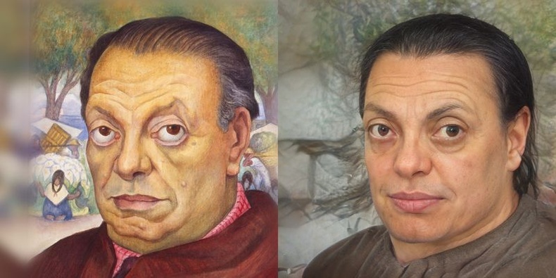 Мексиканский художник и политик Диего Ривера (Diego Rivera)