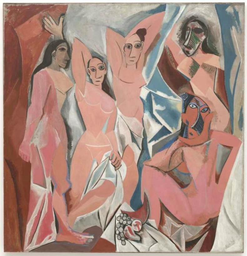 "Les Demoiselles d\'Avignon", Пабло Пикассо