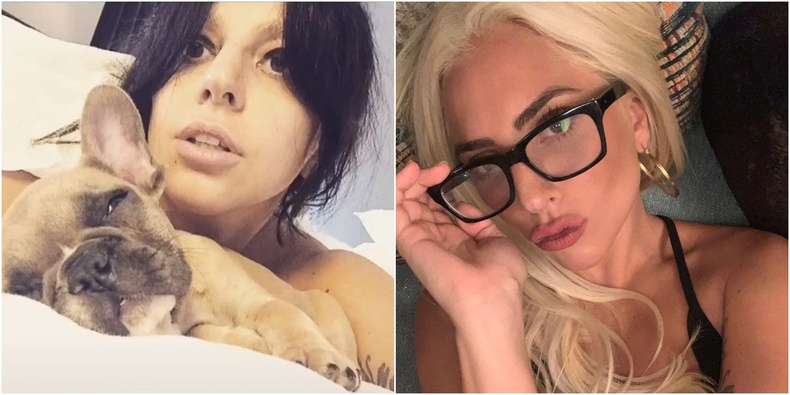 Леди Гага в Instagram раньше и сейчас