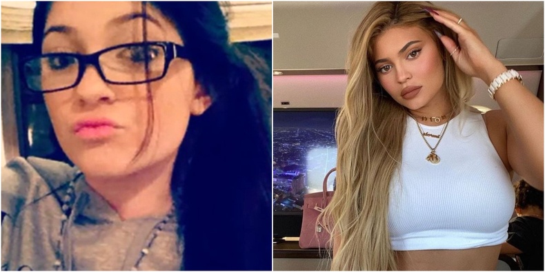 Кайли Дженнер в Instagram раньше и сейчас