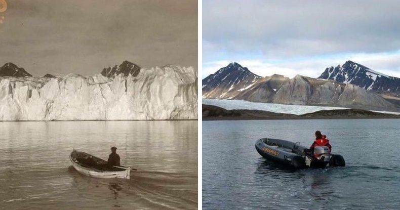 Северный полюс растаял за 100 лет