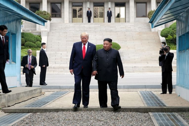 Стал первым американским президентом, ступившим в Северную Корею (30 июня 2019 г.)