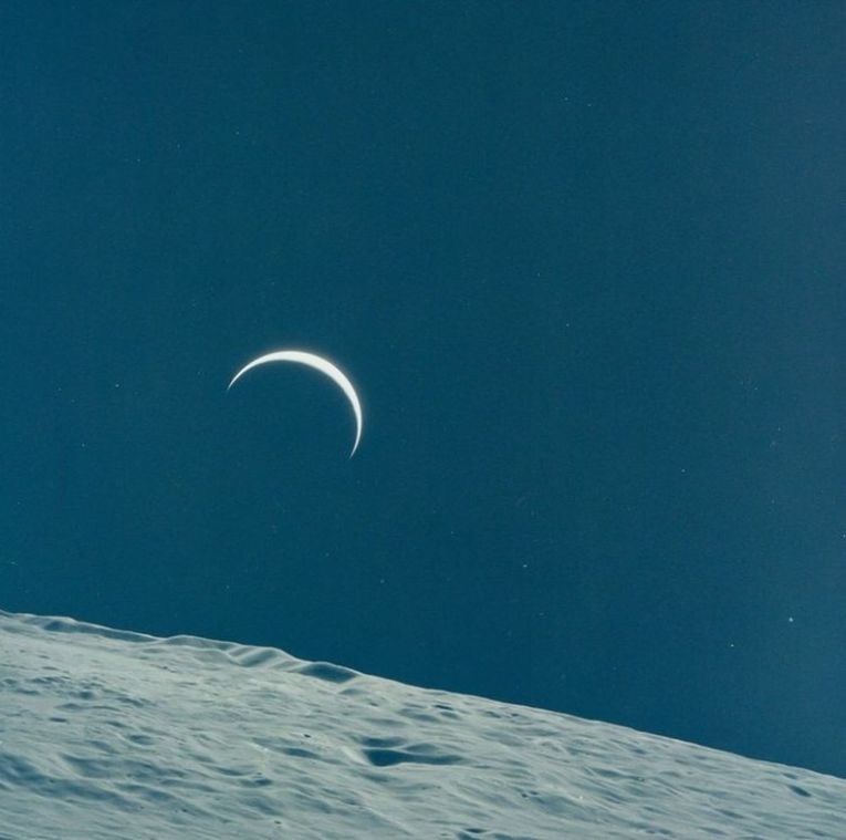 Фотография с космического корабля Apollo 15, 1971 год